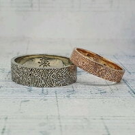 Обручальные кольца 43924060 | 43924060-Ю15508 из красного золота, фигурные