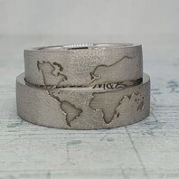 Обручальные кольца 50136268 | 50136268-Ю15528 из серебра, фигурные