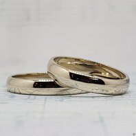 Обручальные кольца 40203692 | 40203692-Ю15550 из белого золота, гладкие