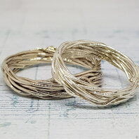 Обручальные кольца 40190448 | 40190448-Ю15573 из серебра, фигурные