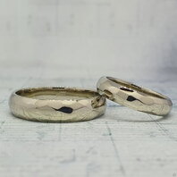 Обручальные кольца 40303316 | 40303316-Ю15614 из белого золота, гладкие