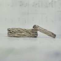 Обручальные кольца 40274188 | 40274188-Ю15665 из серебра, фигурные