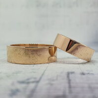 Обручальные кольца 40138852 | 40138852-Ю15668 из розового золота, гладкие