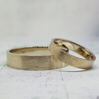 Обручальные кольца 40130006 | 40130006-Ю15671 из белого золота, гладкие