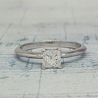 Помолвочное кольцо 40255948-Ю15707 из белого золота