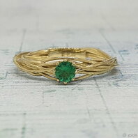 Помолвочное кольцо 49137496-Ю15712 из белого золота