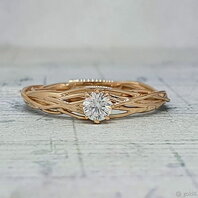 Помолвочное кольцо 49137438-Ю15750 из белого золота