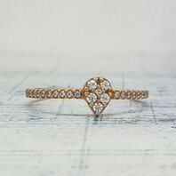 Помолвочное кольцо 40278078-Ю15758 из розового золота