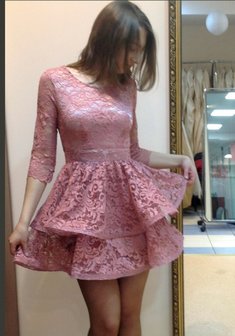 Студия - Ателье Очарование Куколка-О62935. С пышной юбкой, короткое без шлейфа.