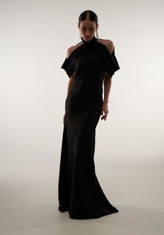 Вечернее платье 2050-Д69482. Силуэт Русалка (Рыбка), длинное без шлейфа.