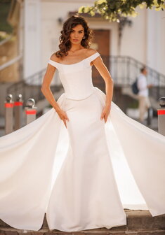 Свадебное платье Ла-Луна-M70001. Силуэт Русалка (Рыбка), трансформер.