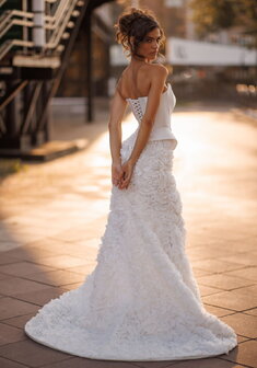 Свадебное платье Панна Монтата-M70006. Силуэт Русалка (Рыбка), длинное со шлейфом.