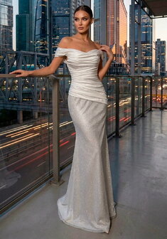 Свадебное платье Olga Sposa 3359-O70928. Силуэт Русалка (Рыбка), длинное без шлейфа.