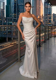 Свадебное платье Olga Sposa 3357-O70929. Силуэт Русалка (Рыбка), длинное без шлейфа.